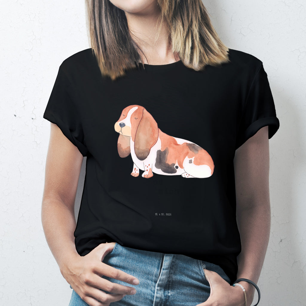 T-Shirt Standard Hund Basset Hound T-Shirt, Shirt, Tshirt, Lustiges T-Shirt, T-Shirt mit Spruch, Party, Junggesellenabschied, Jubiläum, Geburstag, Herrn, Damen, Männer, Frauen, Schlafshirt, Nachthemd, Sprüche, Hund, Hundemotiv, Haustier, Hunderasse, Tierliebhaber, Hundebesitzer, Basset Hound, Basset, Hundeliebe, kinderlos