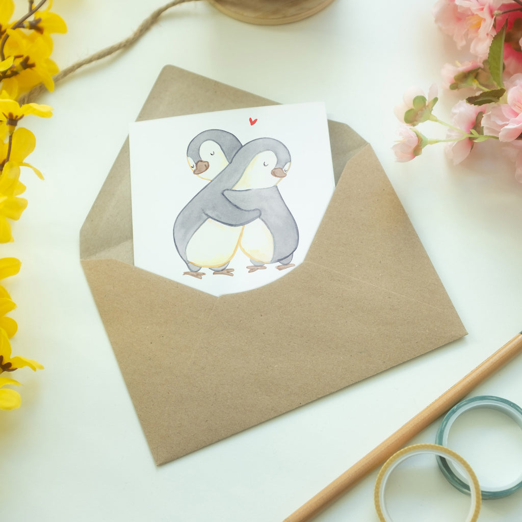 Grußkarte Pinguin Beste Cousine der Welt Grußkarte, Klappkarte, Einladungskarte, Glückwunschkarte, Hochzeitskarte, Geburtstagskarte, Karte, Ansichtskarten, für, Dankeschön, Geschenk, Schenken, Geburtstag, Geburtstagsgeschenk, Geschenkidee, Danke, Bedanken, Mitbringsel, Freude machen, Geschenktipp, Cousine, Kusine, Kousine, Cousinchen, Tochter von Onkel, Tochter von Tante, Familie, Verwandtschaft, Cousin