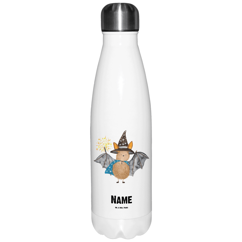 Personalisierte Thermosflasche Fledermaus Zauberer Personalisierte Isolierflasche, Personalisierte Thermoflasche, Personalisierte Trinkflasche, Trinkflasche Mit Namen, Wunschname, Bedrucken, Namensflasche, Tiermotive, Gute Laune, lustige Sprüche, Tiere, Fledermaus, Fledermäuse, Zauberer, Magier, Frauen, reinsteigern