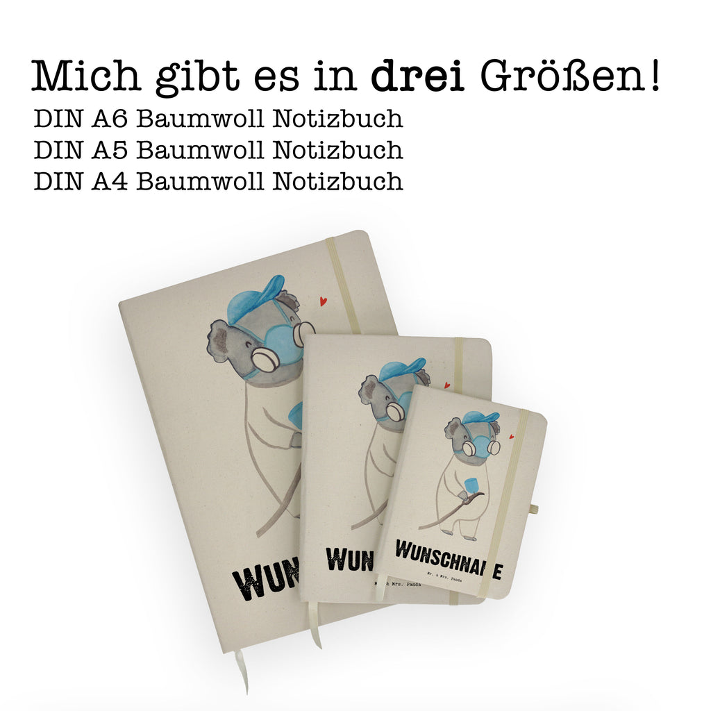 DIN A4 Personalisiertes Notizbuch Lackierer mit Herz Personalisiertes Notizbuch, Notizbuch mit Namen, Notizbuch bedrucken, Personalisierung, Namensbuch, Namen, Beruf, Ausbildung, Jubiläum, Abschied, Rente, Kollege, Kollegin, Geschenk, Schenken, Arbeitskollege, Mitarbeiter, Firma, Danke, Dankeschön, Lackierer, Lackierermeister, Werkstatt Lackierer, Gesellenprüfung