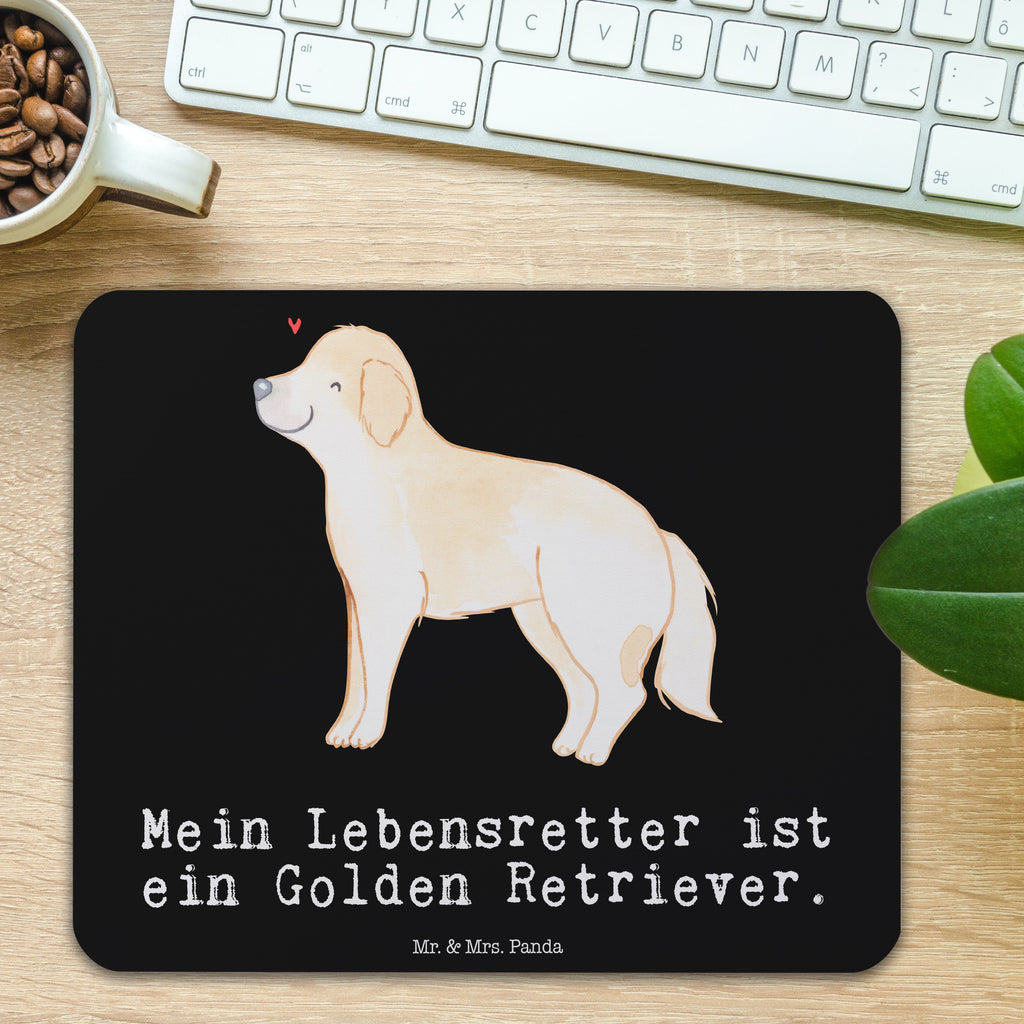 Mauspad Golden Retriever Lebensretter Mousepad, Computer zubehör, Büroausstattung, PC Zubehör, Arbeitszimmer, Mauspad, Einzigartiges Mauspad, Designer Mauspad, Mausunterlage, Mauspad Büro, Hund, Hunderasse, Rassehund, Hundebesitzer, Geschenk, Tierfreund, Schenken, Welpe, Golden Retriever, Goldie Hund