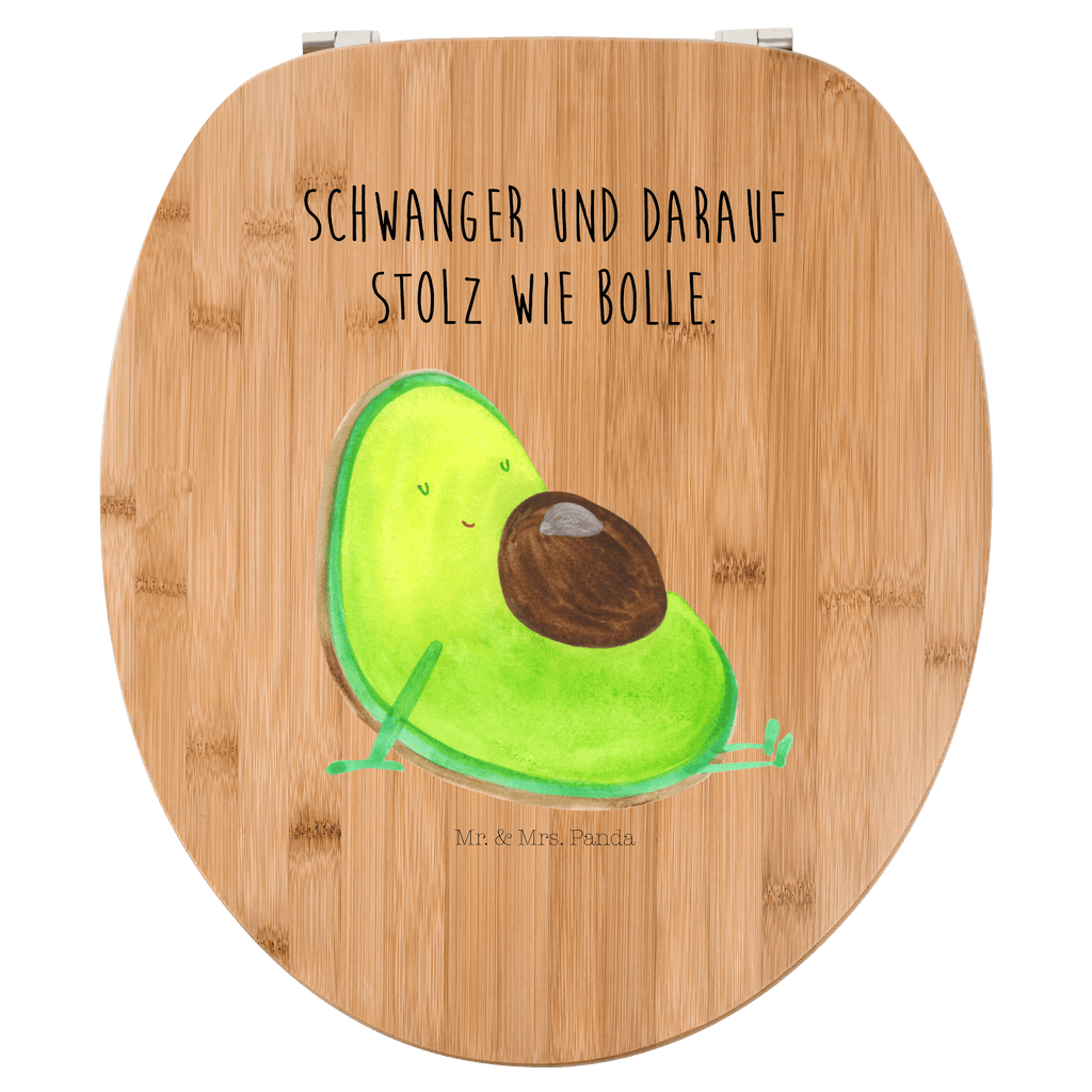 Motiv WC Sitz Avocado Schwangerschaft Klobrille, Klodeckel, Toilettendeckel, WC-Sitz, Toilette, Avocado, Veggie, Vegan, Gesund, schwanger, Schwangerschaft, Babyparty, Babyshower