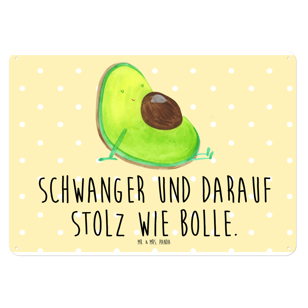 Blechschild Avocado Schwangerschaft Blechschild, Metallschild, Geschenk Schild, Schild, Magnet-Metall-Schild, Deko Schild, Wandschild, Wand-Dekoration, Türschild, Avocado, Veggie, Vegan, Gesund, schwanger, Schwangerschaft, Babyparty, Babyshower