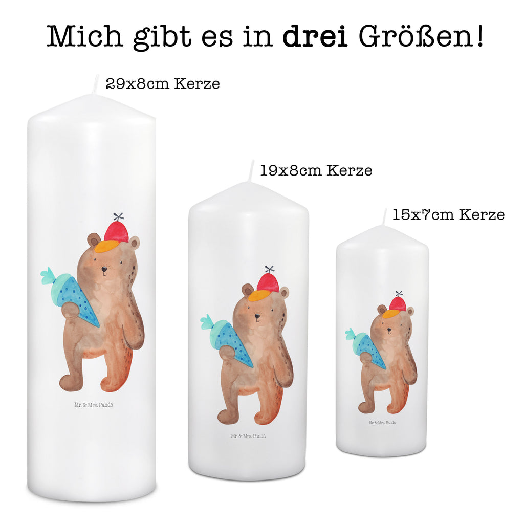 Kerze Bär Schultüte Kerze, Taufkerze, Kommunionskerze, Geburtstagskerze, Geschenk Kerze, Taufgeschenk Kerze, Kerze mit Druck, Besondere Kerze, Geschenkidee Kerze, Kerze für Kommunion, Geburtstag Kerze, Kommunion Kerze, Bär, Teddy, Teddybär, Bär Motiv, Schultüte, Erster Schultag Geschenk, Einschulung Geschenk, Schule Geschenk, Grundschule, Schulanfang, Schulbeginn