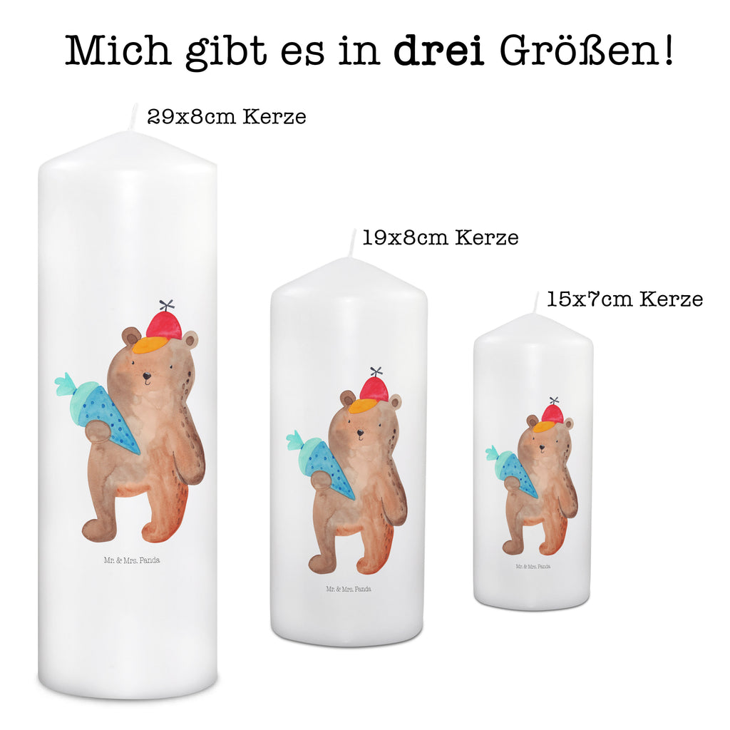 Kerze Bär Schultüte Kerze, Taufkerze, Kommunionskerze, Geburtstagskerze, Geschenk Kerze, Taufgeschenk Kerze, Kerze mit Druck, Besondere Kerze, Geschenkidee Kerze, Kerze für Kommunion, Geburtstag Kerze, Kommunion Kerze, Bär, Teddy, Teddybär, Bär Motiv, Schultüte, Erster Schultag Geschenk, Einschulung Geschenk, Schule Geschenk, Grundschule, Schulanfang, Schulbeginn