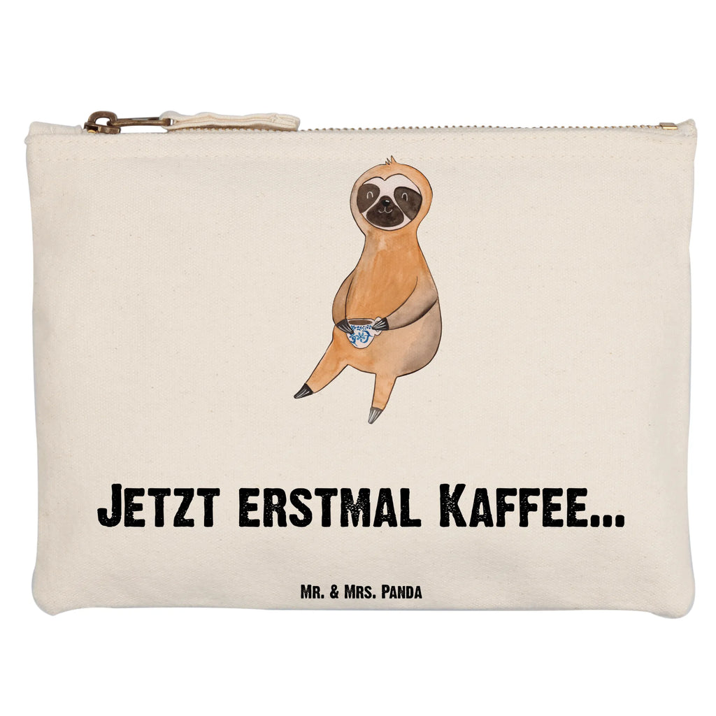 Schminktasche Faultier Kaffee Schminktasche, Kosmetiktasche, Kosmetikbeutel, Stiftemäppchen, Etui, Federmappe, Makeup, XXL, Schminketui, Kosmetiketui, Schlamperetui, Faultier, Faultier Geschenk, Faultier Deko, Faultiere, faul, Lieblingstier, Kaffee, erster Kaffee, Morgenmuffel, Frühaufsteher, Kaffeetasse, Genießer, Coffee, Kaffeegetränk