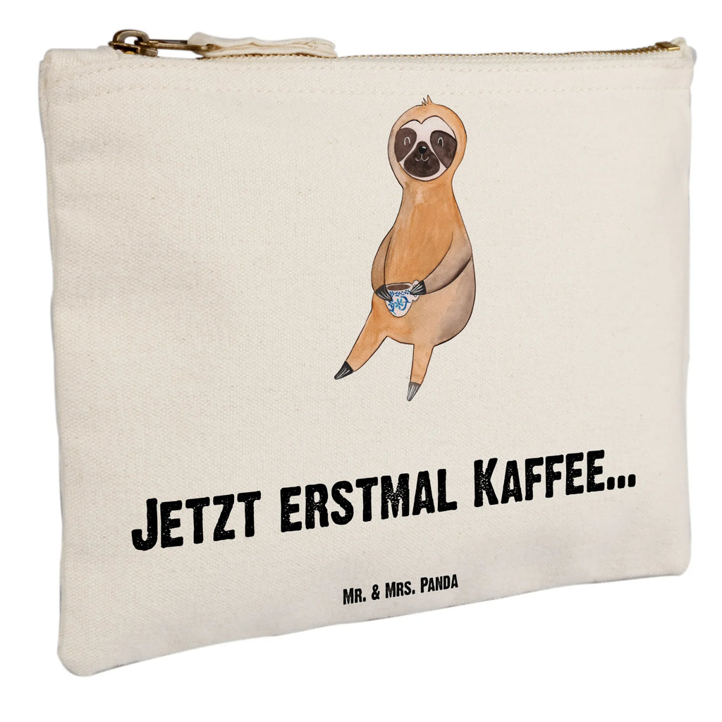 Schminktasche Faultier Kaffee Schminktasche, Kosmetiktasche, Kosmetikbeutel, Stiftemäppchen, Etui, Federmappe, Makeup, XXL, Schminketui, Kosmetiketui, Schlamperetui, Faultier, Faultier Geschenk, Faultier Deko, Faultiere, faul, Lieblingstier, Kaffee, erster Kaffee, Morgenmuffel, Frühaufsteher, Kaffeetasse, Genießer, Coffee, Kaffeegetränk