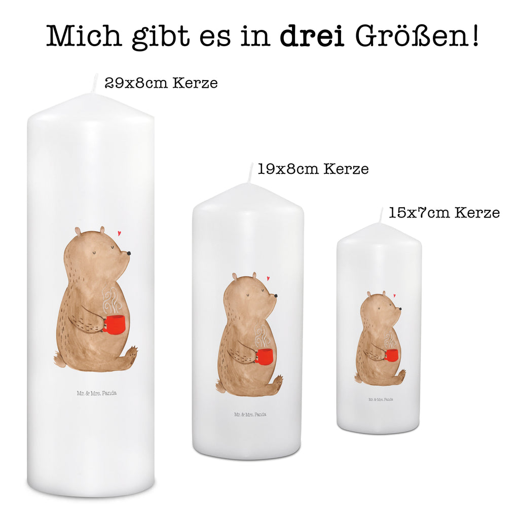 Kerze Bär Kaffee Kerze, Taufkerze, Kommunionskerze, Geburtstagskerze, Geschenk Kerze, Taufgeschenk Kerze, Kerze mit Druck, Besondere Kerze, Geschenkidee Kerze, Kerze für Kommunion, Geburtstag Kerze, Kommunion Kerze, Bär, Teddy, Teddybär, Kaffee, Coffee, Bären, guten Morgen, Morgenroutine, Welt erobern, Welt retten, Motivation