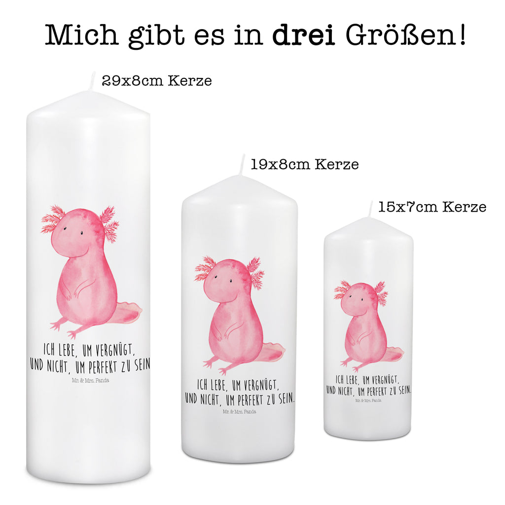 Kerze Axolotl Kerze, Taufkerze, Kommunionskerze, Geburtstagskerze, Geschenk Kerze, Taufgeschenk Kerze, Kerze mit Druck, Besondere Kerze, Geschenkidee Kerze, Kerze für Kommunion, Geburtstag Kerze, Kommunion Kerze, Axolotl, Molch, Axolot, vergnügt, fröhlich, zufrieden, Lebensstil, Weisheit, Lebensweisheit, Liebe, Freundin