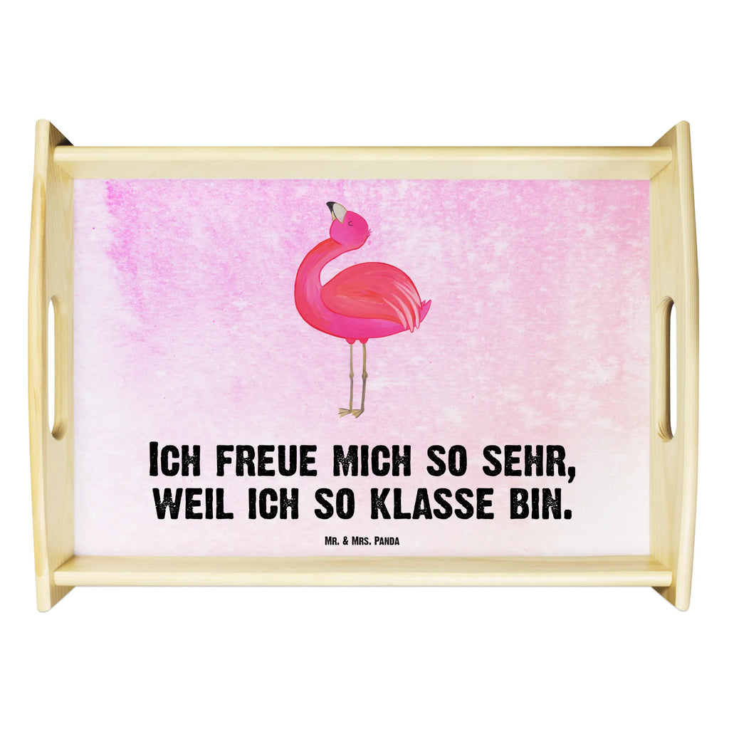 Serviertablett Flamingo Stolz Serviertablett, Tablett, Holztablett, Küchentablett, Dekotablett, Frühstückstablett, Flamingo, stolz, Freude, Selbstliebe, Selbstakzeptanz, Freundin, beste Freundin, Tochter, Mama, Schwester