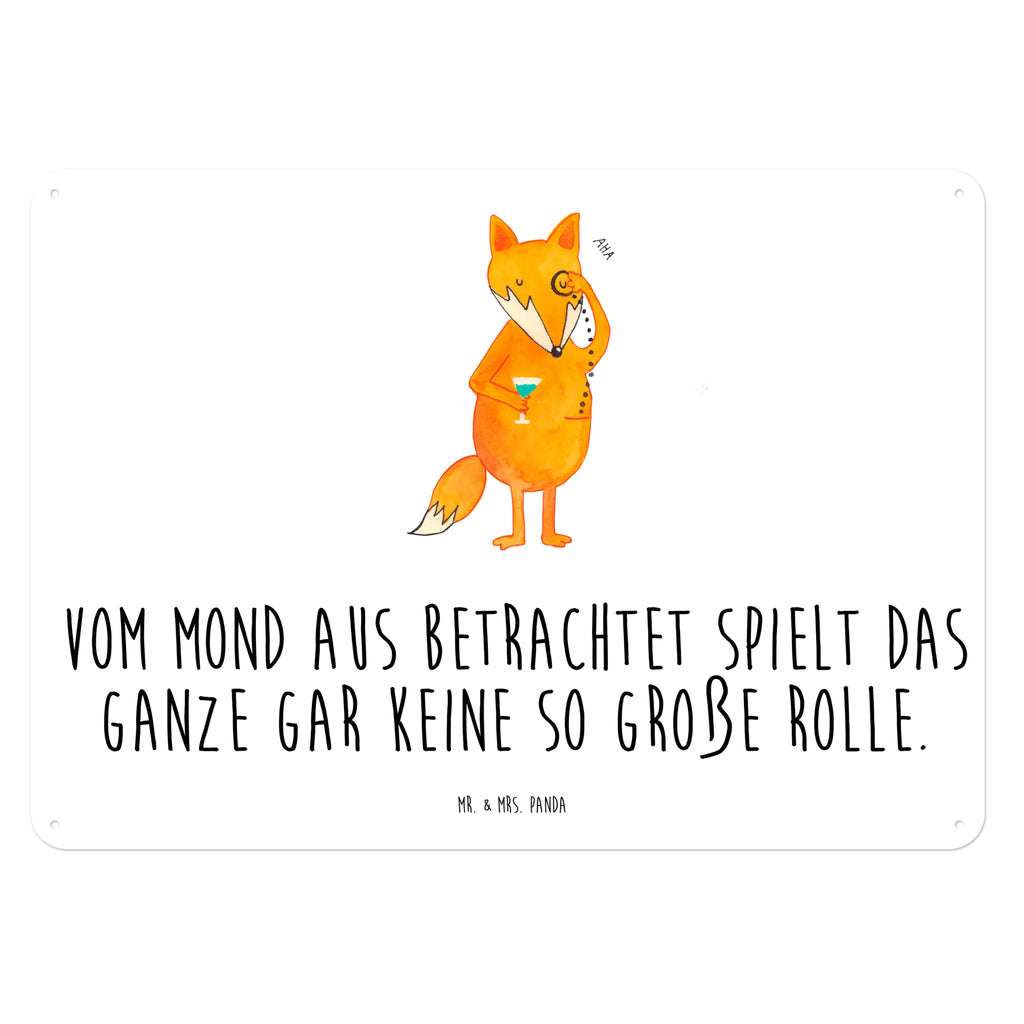 Blechschild Fuchs Lord Blechschild, Metallschild, Geschenk Schild, Schild, Magnet-Metall-Schild, Deko Schild, Wandschild, Wand-Dekoration, Türschild, Fuchs, Füchse, tröstende Worte, Spruch lustig, Liebeskummer Geschenk, Motivation Spruch, Problemlösung