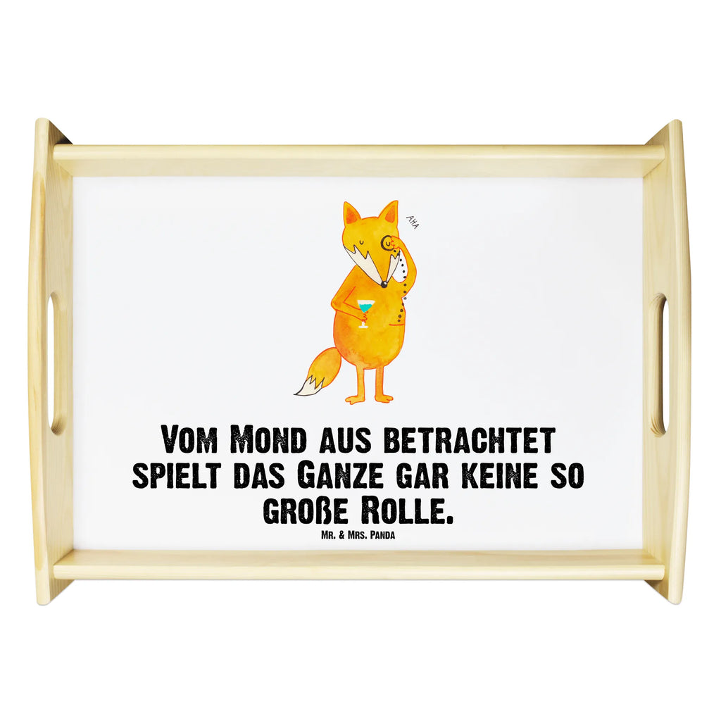 Serviertablett Fuchs Lord Serviertablett, Tablett, Holztablett, Küchentablett, Dekotablett, Frühstückstablett, Fuchs, Füchse, tröstende Worte, Spruch lustig, Liebeskummer Geschenk, Motivation Spruch, Problemlösung