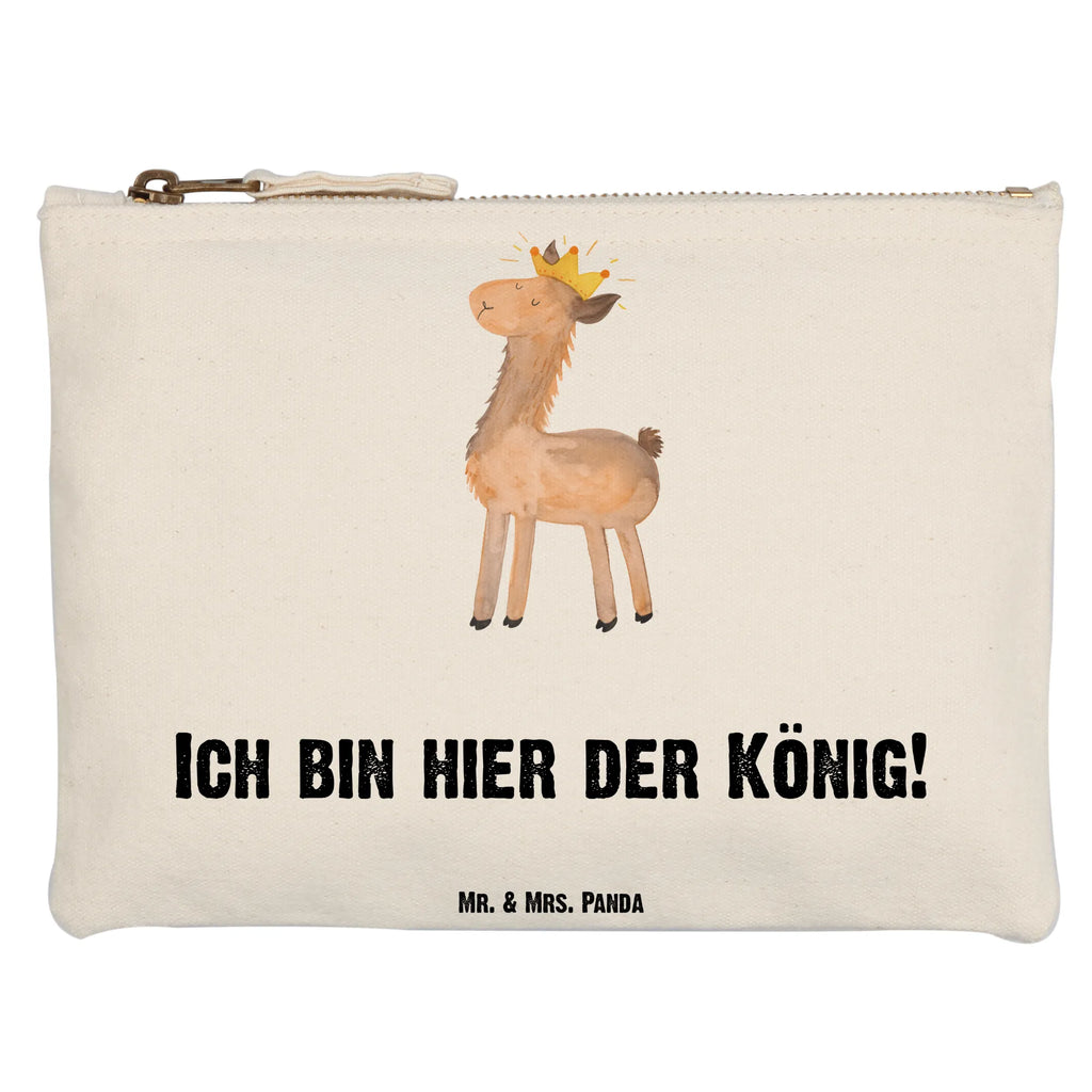 Schminktasche Lama König Schminktasche, Kosmetiktasche, Kosmetikbeutel, Stiftemäppchen, Etui, Federmappe, Makeup, XXL, Schminketui, Kosmetiketui, Schlamperetui, Lama, Alpaka, Lamas, König, Königin, Freundin, Mama, Papa, Büro Kollege, Kollegin, Chef, Vorgesetzter, Abi, Abitur