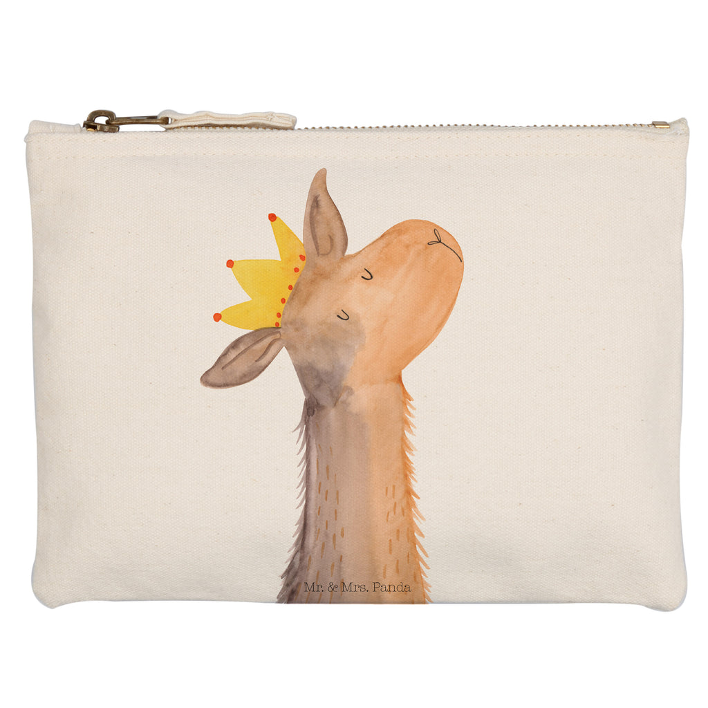 Schminktasche Lamakopf König Schminktasche, Kosmetiktasche, Kosmetikbeutel, Stiftemäppchen, Etui, Federmappe, Makeup, XXL, Schminketui, Kosmetiketui, Schlamperetui, Lama, Alpaka, Lamas, König, Königin, Freundin, Mama, Papa, Büro Kollege, Kollegin, Chef, Vorgesetzter, Abi, Abitur