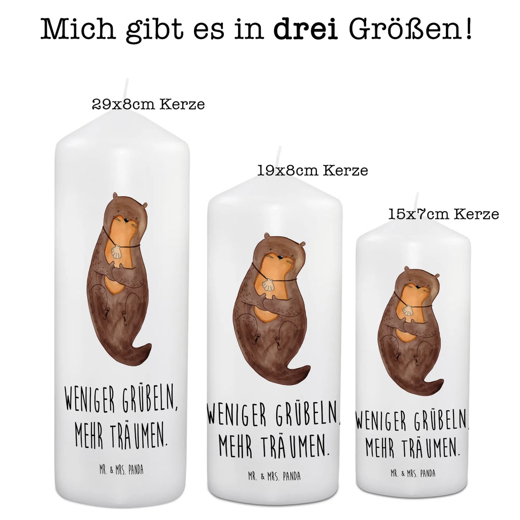 Kerze Otter Muschel Kerze, Taufkerze, Kommunionskerze, Geburtstagskerze, Geschenk Kerze, Taufgeschenk Kerze, Kerze mit Druck, Besondere Kerze, Geschenkidee Kerze, Kerze für Kommunion, Geburtstag Kerze, Kommunion Kerze, Otter, Fischotter, Seeotter, Otterliebe, grübeln, träumen, Motivation, Tagträumen, Büro