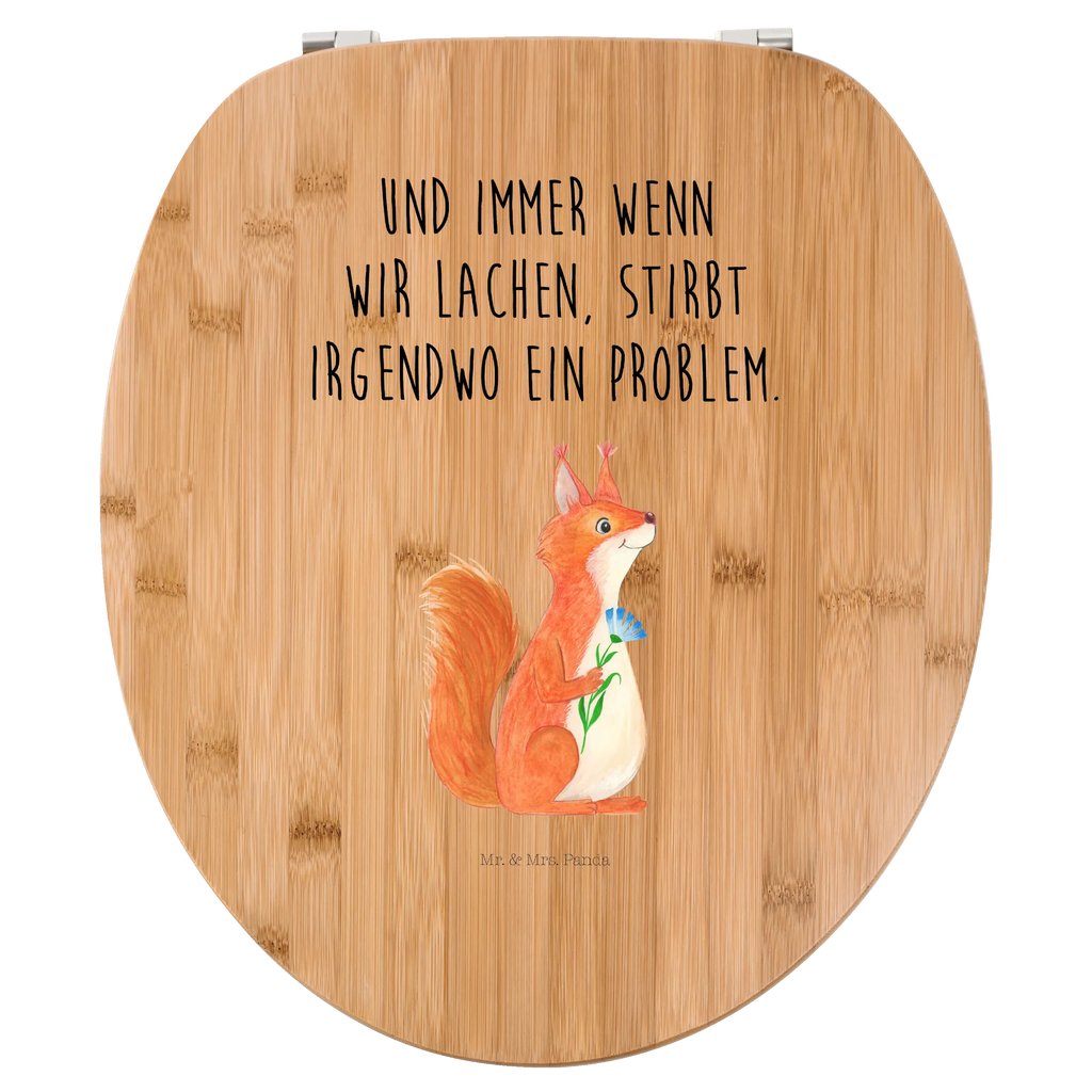 Motiv WC Sitz Eichhörnchen Blume Klobrille, Klodeckel, Toilettendeckel, WC-Sitz, Toilette, Tiermotive, Gute Laune, lustige Sprüche, Tiere, Eichhörnchen, Eichhorn, Spruch positiv, Lachen, Spaß, Motivation Sprüche, Motivation Bilder, glücklich Spruch, Spruch Deko