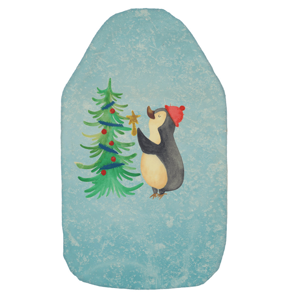 Wärmflasche Pinguin Weihnachtsbaum Wärmekissen, Kinderwärmflasche, Körnerkissen, Wärmflaschenbezug, Wärmflasche mit Bezug, Wärmflasche, Bettflasche, Kleine Wärmflasche, Winter, Weihnachten, Weihnachtsdeko, Nikolaus, Advent, Heiligabend, Wintermotiv, Pinguin