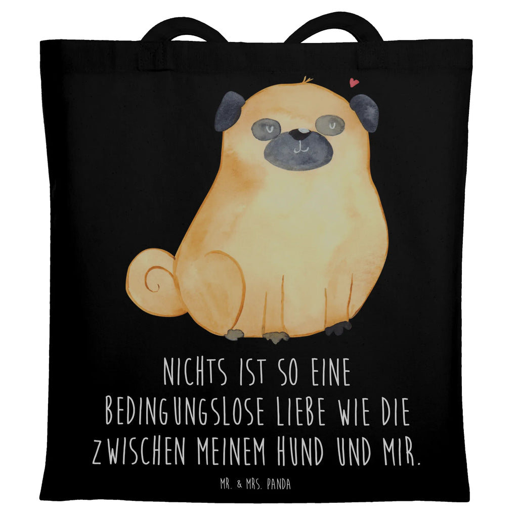 Tragetasche Mops Beuteltasche, Beutel, Einkaufstasche, Jutebeutel, Stoffbeutel, Tasche, Shopper, Umhängetasche, Strandtasche, Schultertasche, Stofftasche, Tragetasche, Badetasche, Jutetasche, Einkaufstüte, Laptoptasche, Hund, Hundemotiv, Haustier, Hunderasse, Tierliebhaber, Hundebesitzer, Sprüche, Mops, Liebe, Hundeliebe