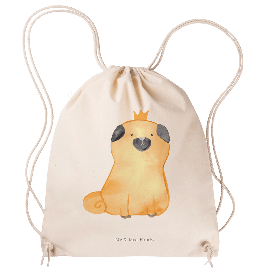 Sportbeutel Mops Krone Sportbeutel, Turnbeutel, Beutel, Sporttasche, Tasche, Stoffbeutel, Sportbeutel Kinder, Gymsack, Beutel Rucksack, Kleine Sporttasche, Sportzubehör, Turnbeutel Baumwolle, Hund, Hundemotiv, Haustier, Hunderasse, Tierliebhaber, Hundebesitzer, Sprüche, Mops, allergisch, kinderlos, Hausregel, Hundebesitzer. Spruch, lustig