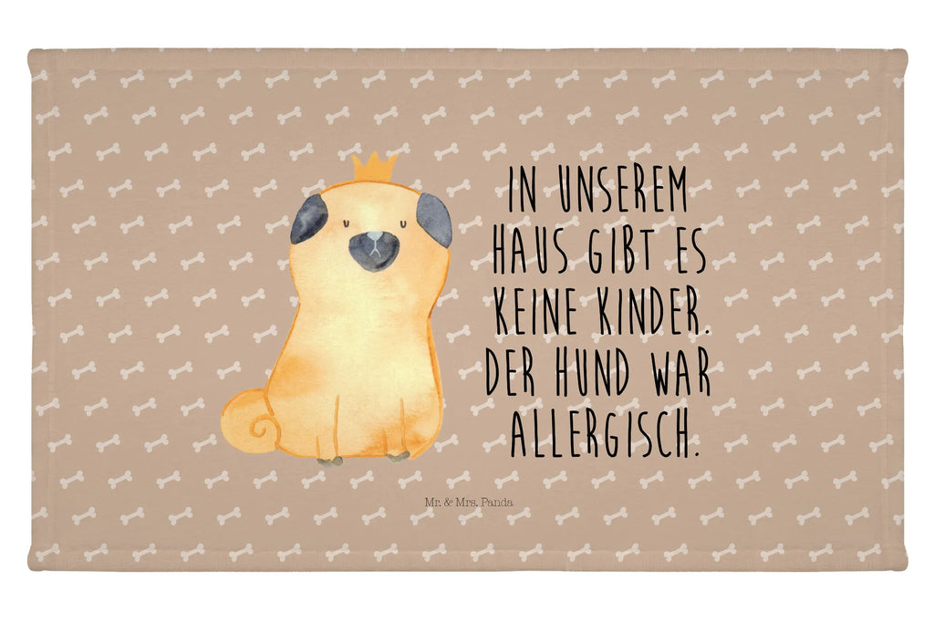 Handtuch Mops Krone Handtuch, Badehandtuch, Badezimmer, Handtücher, groß, Kinder, Baby, Hund, Hundemotiv, Haustier, Hunderasse, Tierliebhaber, Hundebesitzer, Sprüche, Mops, allergisch, kinderlos, Hausregel, Hundebesitzer. Spruch, lustig