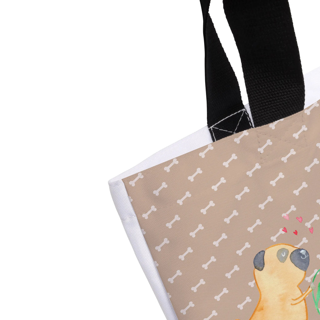 Shopper Mops Verliebt Beutel, Einkaufstasche, Tasche, Strandtasche, Einkaufsbeutel, Shopper, Schultasche, Freizeittasche, Tragebeutel, Schulbeutel, Alltagstasche, Hund, Hundemotiv, Haustier, Hunderasse, Tierliebhaber, Hundebesitzer, Sprüche, Mops, Möpse, Hundeliebe, verliebt, Liebe, Liebesspruch. Verlobt, Geschenk Freund, Partner