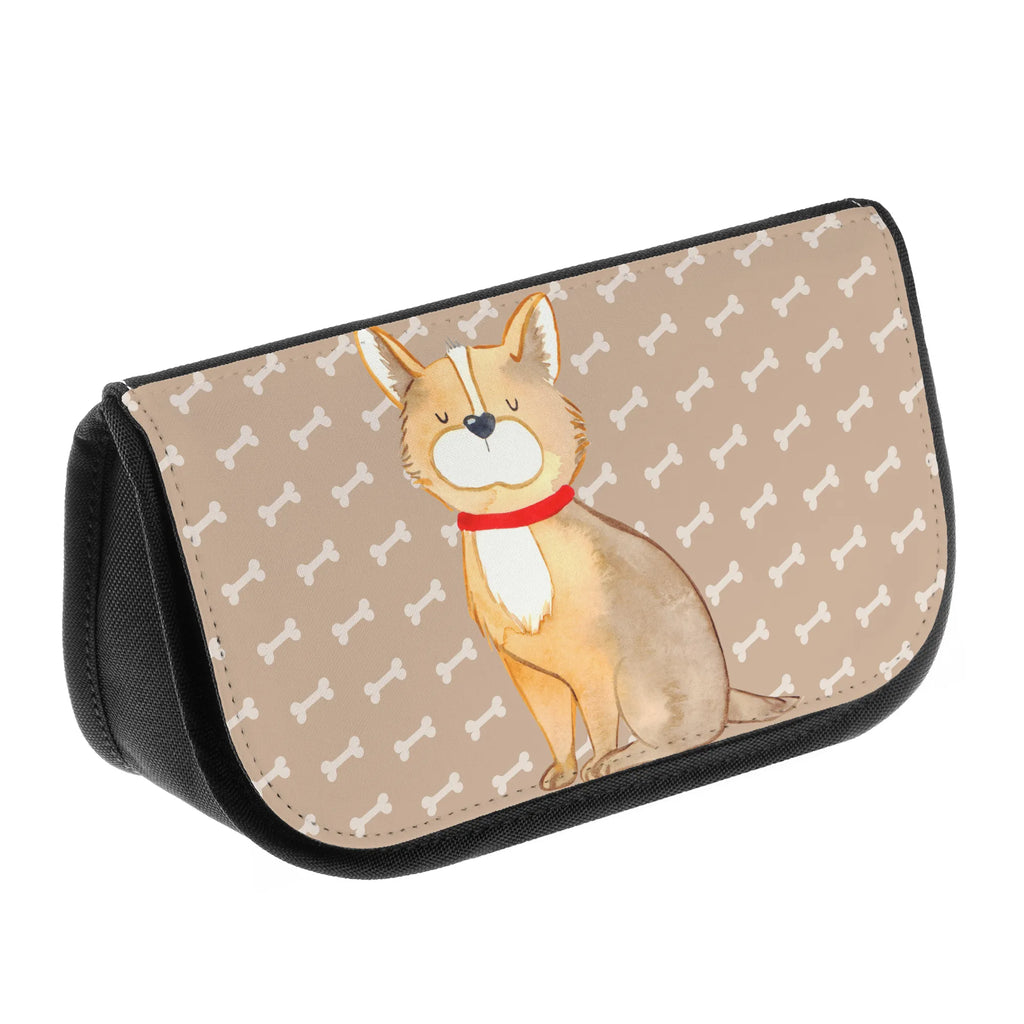 Kosmetiktasche Hund Glück Kosmetikbeutel, Kulturtasche, Kulturbeutel, Schminktasche, Make-Up Tasche, Kosmetiktasche, Beauty Bag, Kosmetiktasche Damen, Make Up Tasche, Kosmetik Tasche, Kosmetiktasche Klein, Kleine Kosmetiktasche, Schminktasche Klein, Kosmetiktasche Mit Fächern, Schminktäschen, Schminke Tasche, Kosmetiktaschen Damen, Beauty Case, Schmink Täschchen, Hund, Hundemotiv, Haustier, Hunderasse, Tierliebhaber, Hundebesitzer, Sprüche, Corgie, Hundeliebe, Spruch, Hundemama, Liebe