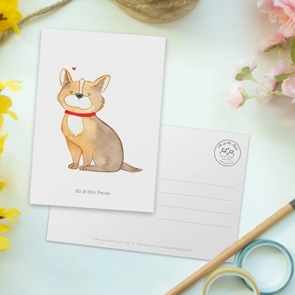 Postkarte Hundeglück Postkarte, Karte, Geschenkkarte, Grußkarte, Einladung, Ansichtskarte, Geburtstagskarte, Einladungskarte, Dankeskarte, Ansichtskarten, Einladung Geburtstag, Einladungskarten Geburtstag, Hund, Hundemotiv, Haustier, Hunderasse, Tierliebhaber, Hundebesitzer, Sprüche, Corgie, Hundeliebe, Spruch, Hundemama, Liebe