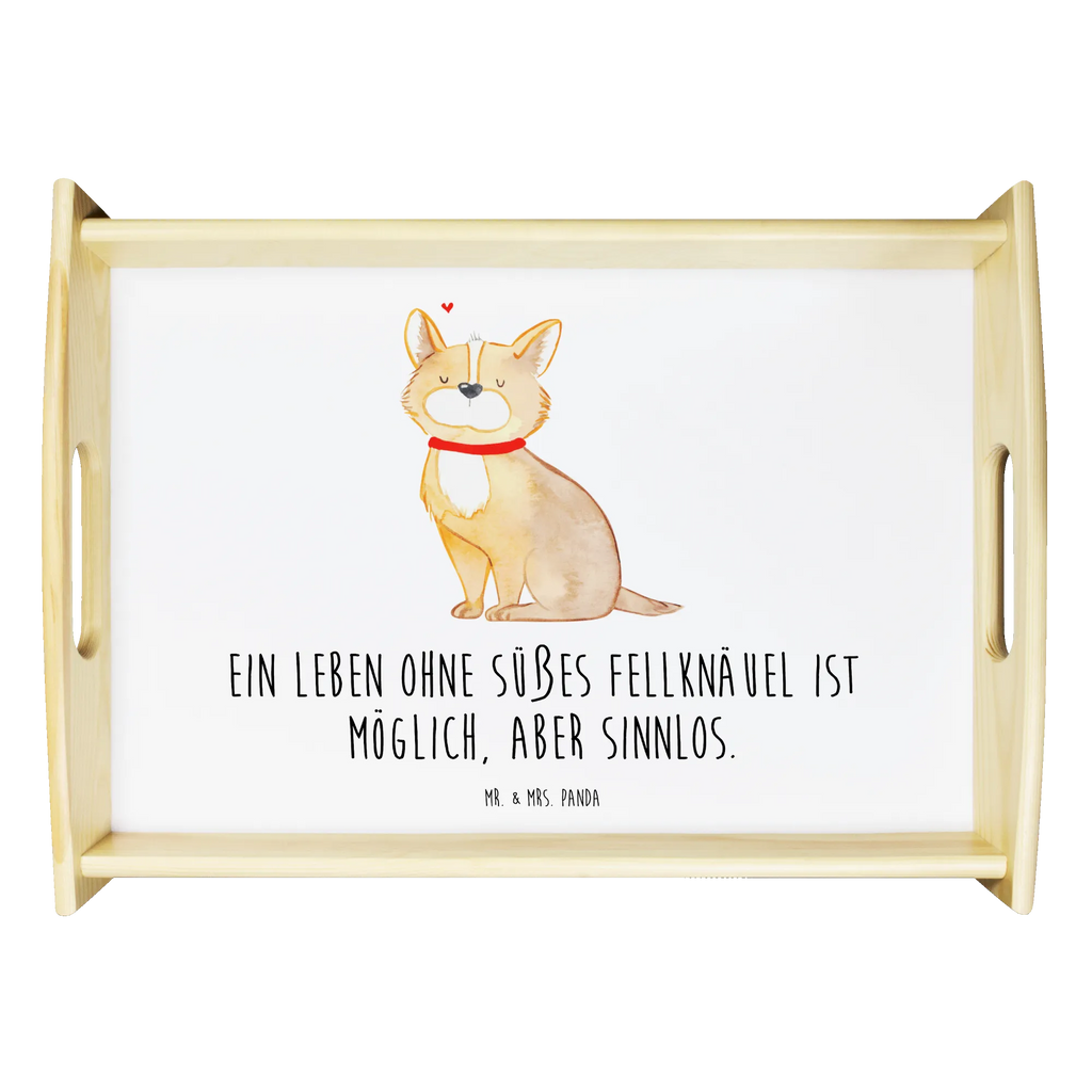 Serviertablett Hund Glück Serviertablett, Tablett, Holztablett, Küchentablett, Dekotablett, Frühstückstablett, Hund, Hundemotiv, Haustier, Hunderasse, Tierliebhaber, Hundebesitzer, Sprüche, Corgie, Hundeliebe, Spruch, Hundemama, Liebe