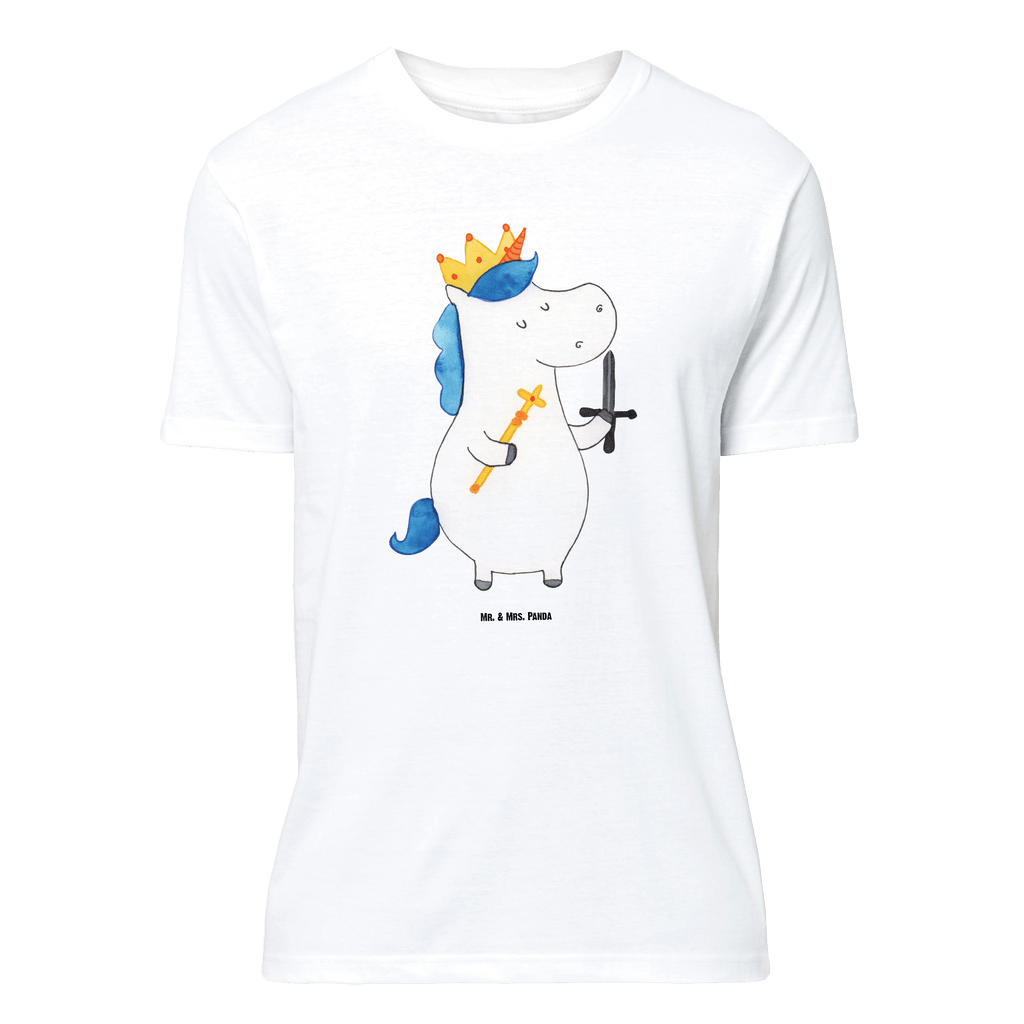 T-Shirt Standard Einhorn König mit Schwert T-Shirt, Shirt, Tshirt, Lustiges T-Shirt, T-Shirt mit Spruch, Party, Junggesellenabschied, Jubiläum, Geburstag, Herrn, Damen, Männer, Frauen, Schlafshirt, Nachthemd, Sprüche, Einhorn, Einhörner, Einhorn Deko, Pegasus, Unicorn, König, Ritter, Mittelalter