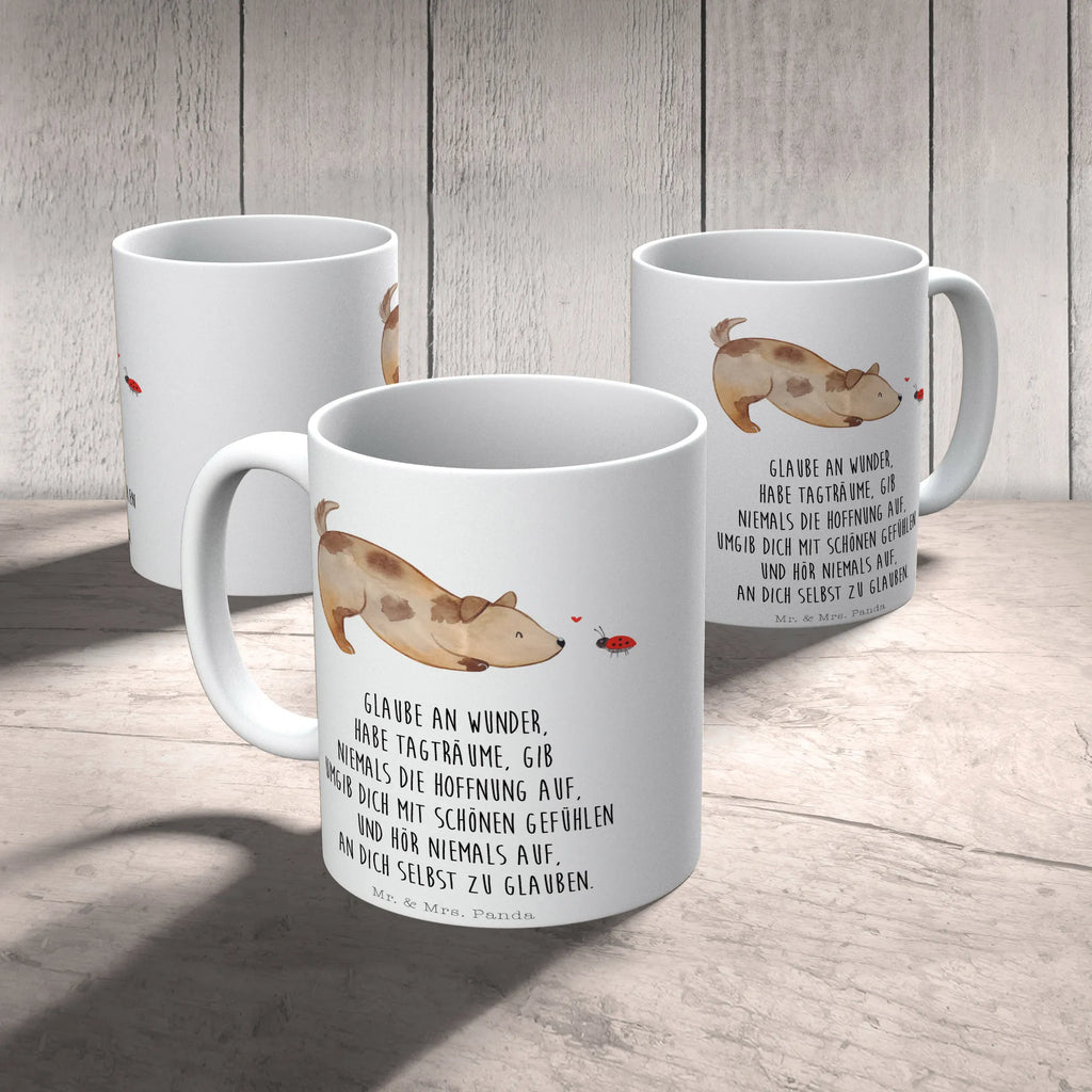 Tasse Hund Marienkäfer Tasse, Kaffeetasse, Teetasse, Becher, Kaffeebecher, Teebecher, Keramiktasse, Porzellantasse, Büro Tasse, Geschenk Tasse, Tasse Sprüche, Tasse Motive, Kaffeetassen, Tasse bedrucken, Designer Tasse, Cappuccino Tassen, Schöne Teetassen, Hund, Hundemotiv, Haustier, Hunderasse, Tierliebhaber, Hundebesitzer, Sprüche, Hunde, Hundespruch, Marienkäfer, Mischling, Mischlinghund