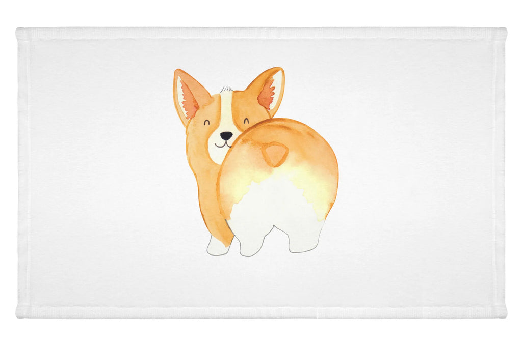 Handtuch Corgi Po Handtuch, Badehandtuch, Badezimmer, Handtücher, groß, Kinder, Baby, Hund, Hundemotiv, Haustier, Hunderasse, Tierliebhaber, Hundebesitzer, Sprüche, Corgie, Hundeliebe, Motivation, Selbstliebe, Spruch