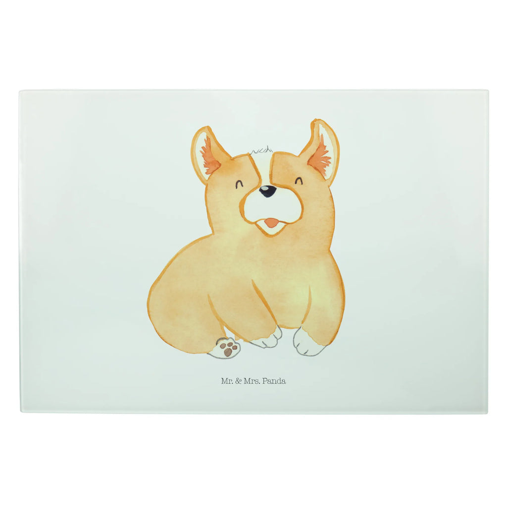 Glasschneidebrett Corgie Glasschneidebrett, Schneidebrett, Hund, Hundemotiv, Haustier, Hunderasse, Tierliebhaber, Hundebesitzer, Sprüche, Corgie, Welsh Corgie Pembroke, britisch, Motivation, Spruch, Hundespruch, Lebensfreude