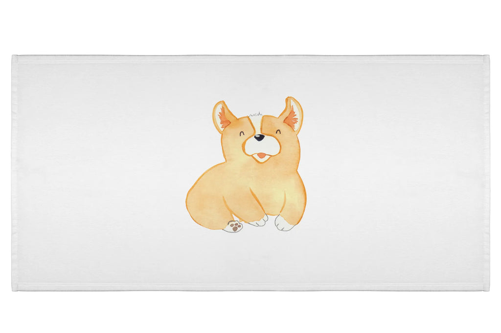 Handtuch Corgie Gästetuch, Reisehandtuch, Sport Handtuch, Frottier, Kinder Handtuch, Hund, Hundemotiv, Haustier, Hunderasse, Tierliebhaber, Hundebesitzer, Sprüche, Corgie, Welsh Corgie Pembroke, britisch, Motivation, Spruch, Hundespruch, Lebensfreude