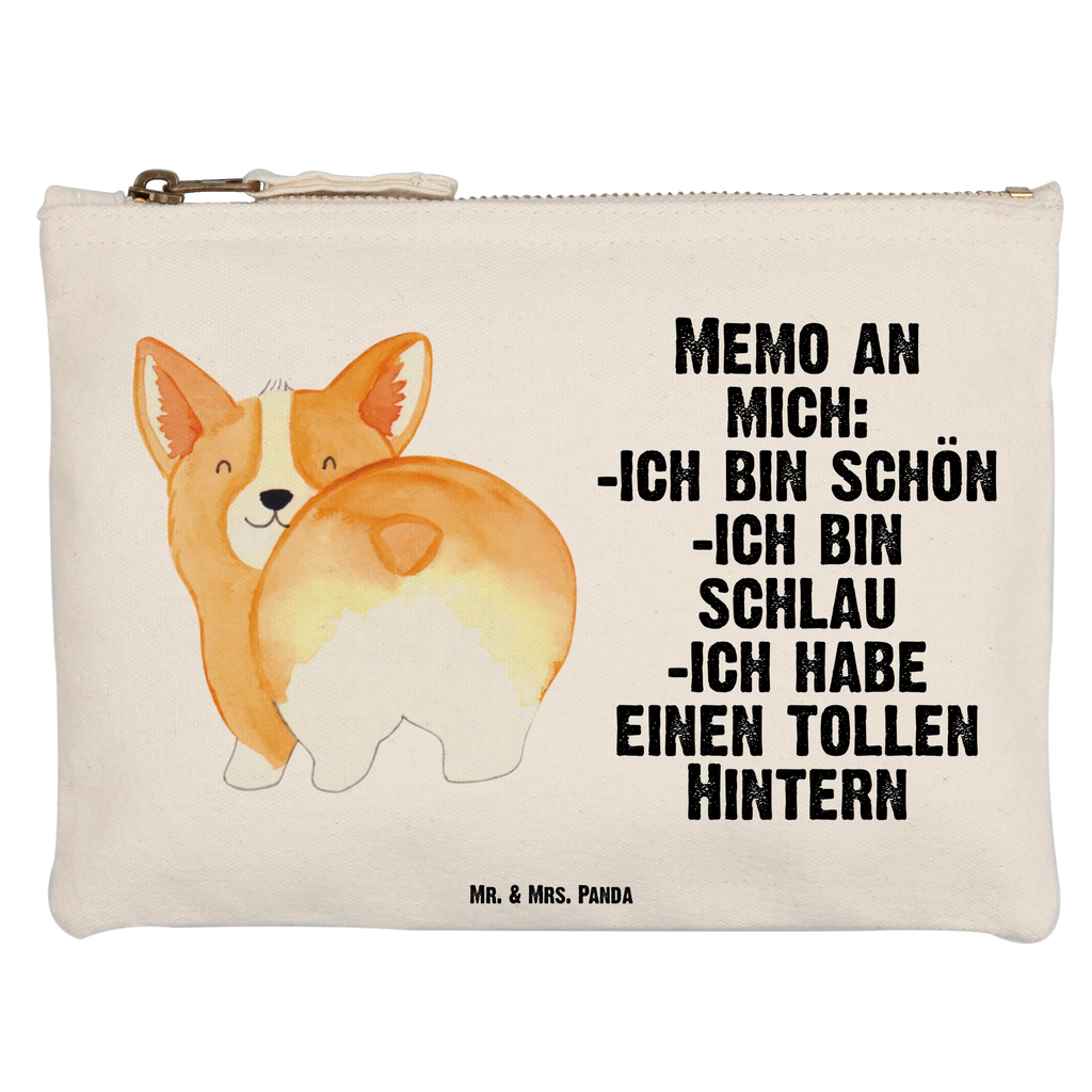 Schminktasche Corgi Po Schminktasche, Kosmetiktasche, Kosmetikbeutel, Stiftemäppchen, Etui, Federmappe, Makeup, XXL, Schminketui, Kosmetiketui, Schlamperetui, Hund, Hundemotiv, Haustier, Hunderasse, Tierliebhaber, Hundebesitzer, Sprüche, Corgie, Hundeliebe, Motivation, Selbstliebe, Spruch