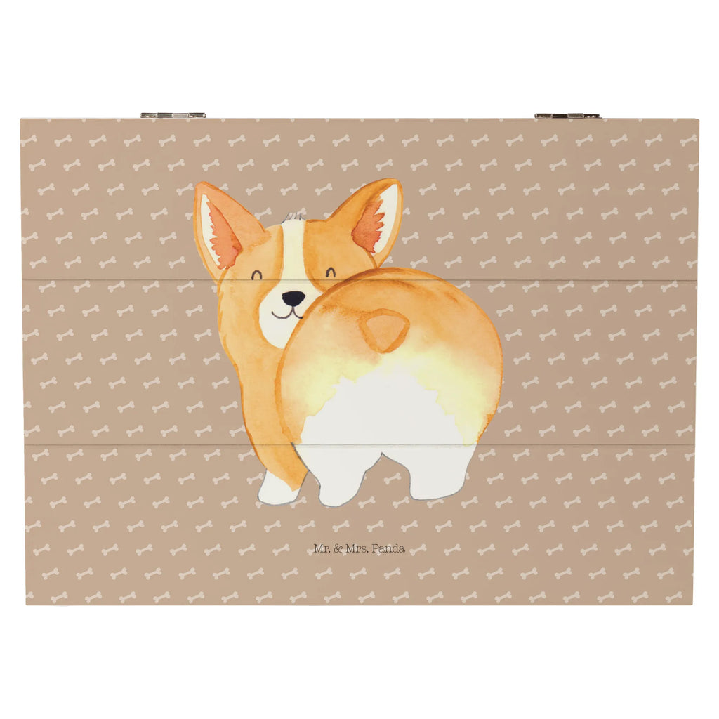 Holzkiste Corgi Po Holzkiste, Kiste, Schatzkiste, Truhe, Schatulle, XXL, Erinnerungsbox, Erinnerungskiste, Dekokiste, Aufbewahrungsbox, Geschenkbox, Geschenkdose, Hund, Hundemotiv, Haustier, Hunderasse, Tierliebhaber, Hundebesitzer, Sprüche, Corgie, Hundeliebe, Motivation, Selbstliebe, Spruch