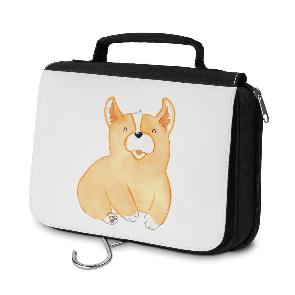 Kulturbeutel Corgie Kulturbeutel, Zum Aufhängen, Waschtasche, Kosmetiktasche, Damen, Herren, Aufbewahrungstasche, Schminktasche, Kosmetikbeutel, Organizer, Kulturtasche, Schminkutensil, Hund, Hundemotiv, Haustier, Hunderasse, Tierliebhaber, Hundebesitzer, Sprüche, Corgie, Welsh Corgie Pembroke, britisch, Motivation, Spruch, Hundespruch, Lebensfreude