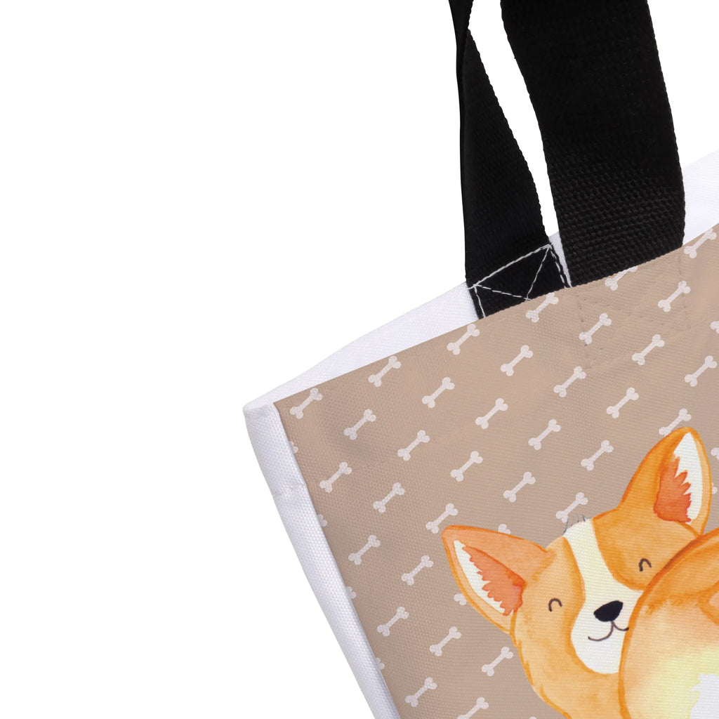 Shopper Corgie Po Beutel, Einkaufstasche, Tasche, Strandtasche, Einkaufsbeutel, Shopper, Schultasche, Freizeittasche, Tragebeutel, Schulbeutel, Alltagstasche, Hund, Hundemotiv, Haustier, Hunderasse, Tierliebhaber, Hundebesitzer, Sprüche, Corgie, Hundeliebe, Motivation, Selbstliebe, Spruch