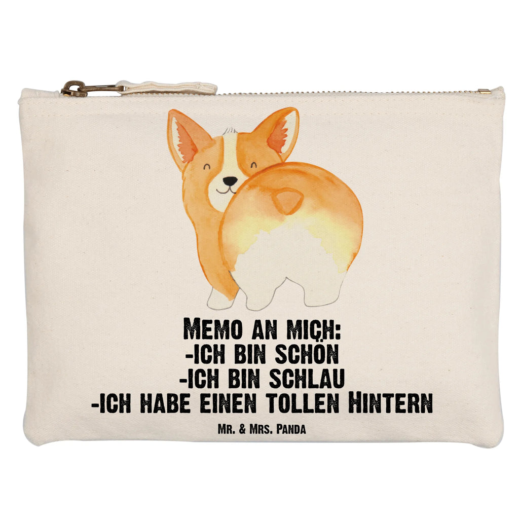 Schminktasche Corgi Po Schminktasche, Kosmetiktasche, Kosmetikbeutel, Stiftemäppchen, Etui, Federmappe, Makeup, XXL, Schminketui, Kosmetiketui, Schlamperetui, Hund, Hundemotiv, Haustier, Hunderasse, Tierliebhaber, Hundebesitzer, Sprüche, Corgie, Hundeliebe, Motivation, Selbstliebe, Spruch