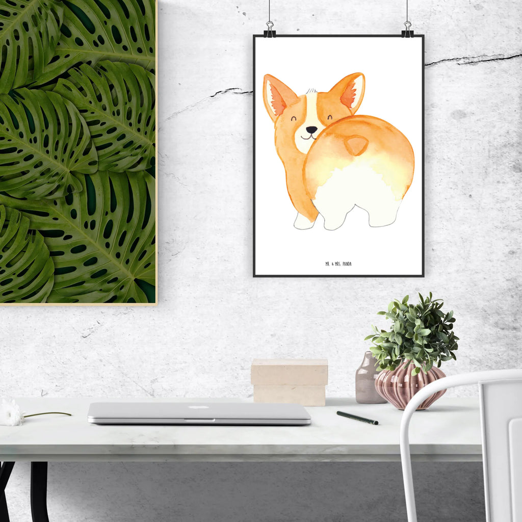 Poster Corgi Po Poster, Wandposter, Bild, Wanddeko, Küchenposter, Kinderposter, Wanddeko Bild, Raumdekoration, Wanddekoration, Handgemaltes Poster, Mr. & Mrs. Panda Poster, Designposter, Kunstdruck, Posterdruck, Hund, Hundemotiv, Haustier, Hunderasse, Tierliebhaber, Hundebesitzer, Sprüche, Corgie, Hundeliebe, Motivation, Selbstliebe, Spruch