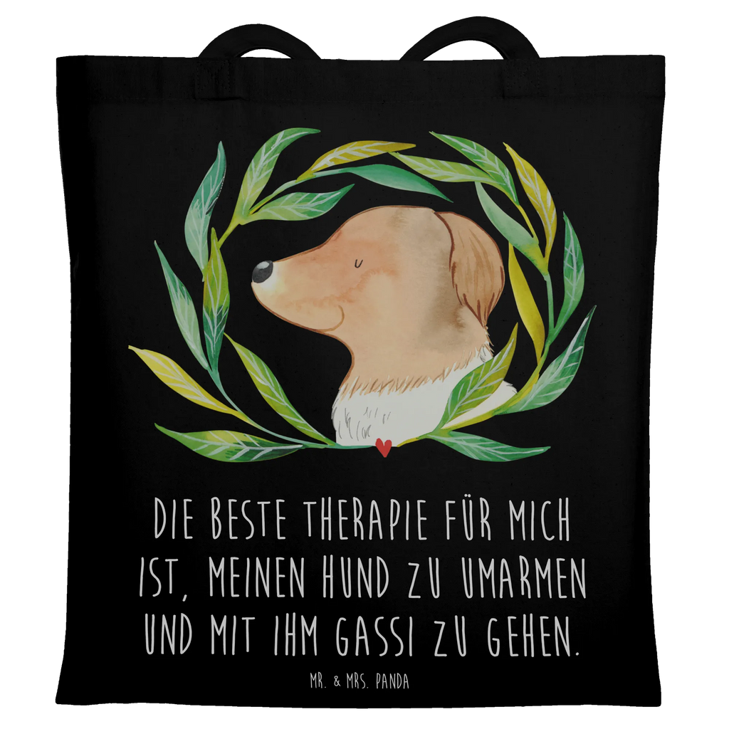 Tragetasche Hund Blumen Beuteltasche, Beutel, Einkaufstasche, Jutebeutel, Stoffbeutel, Tasche, Shopper, Umhängetasche, Strandtasche, Schultertasche, Stofftasche, Tragetasche, Badetasche, Jutetasche, Einkaufstüte, Laptoptasche, Hund, Hundemotiv, Haustier, Hunderasse, Tierliebhaber, Hundebesitzer, Sprüche, Ranke, Therapie, Selbsttherapie, Hundeliebe, Hundeglück, Hunde