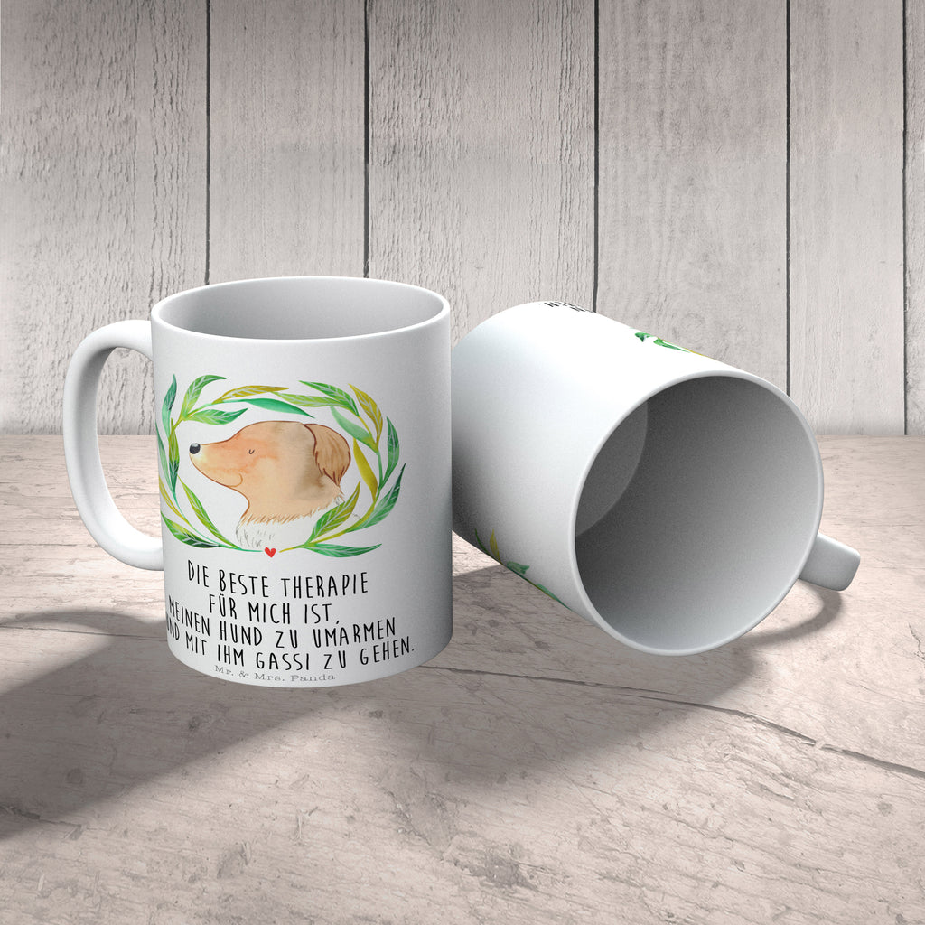 Tasse Hund Blumen Tasse, Kaffeetasse, Teetasse, Becher, Kaffeebecher, Teebecher, Keramiktasse, Porzellantasse, Büro Tasse, Geschenk Tasse, Tasse Sprüche, Tasse Motive, Kaffeetassen, Tasse bedrucken, Designer Tasse, Cappuccino Tassen, Schöne Teetassen, Hund, Hundemotiv, Haustier, Hunderasse, Tierliebhaber, Hundebesitzer, Sprüche, Ranke, Therapie, Selbsttherapie, Hundeliebe, Hundeglück, Hunde