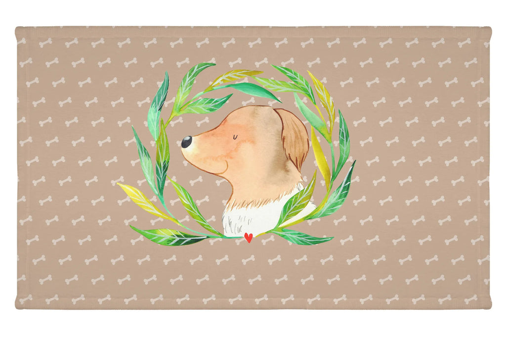 Handtuch Hund Blumen Handtuch, Badehandtuch, Badezimmer, Handtücher, groß, Kinder, Baby, Hund, Hundemotiv, Haustier, Hunderasse, Tierliebhaber, Hundebesitzer, Sprüche, Ranke, Therapie, Selbsttherapie, Hundeliebe, Hundeglück, Hunde