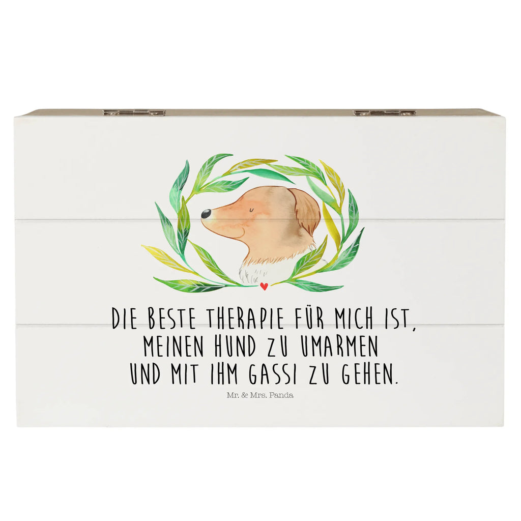 Holzkiste Hund Blumen Holzkiste, Kiste, Schatzkiste, Truhe, Schatulle, XXL, Erinnerungsbox, Erinnerungskiste, Dekokiste, Aufbewahrungsbox, Geschenkbox, Geschenkdose, Hund, Hundemotiv, Haustier, Hunderasse, Tierliebhaber, Hundebesitzer, Sprüche, Ranke, Therapie, Selbsttherapie, Hundeliebe, Hundeglück, Hunde