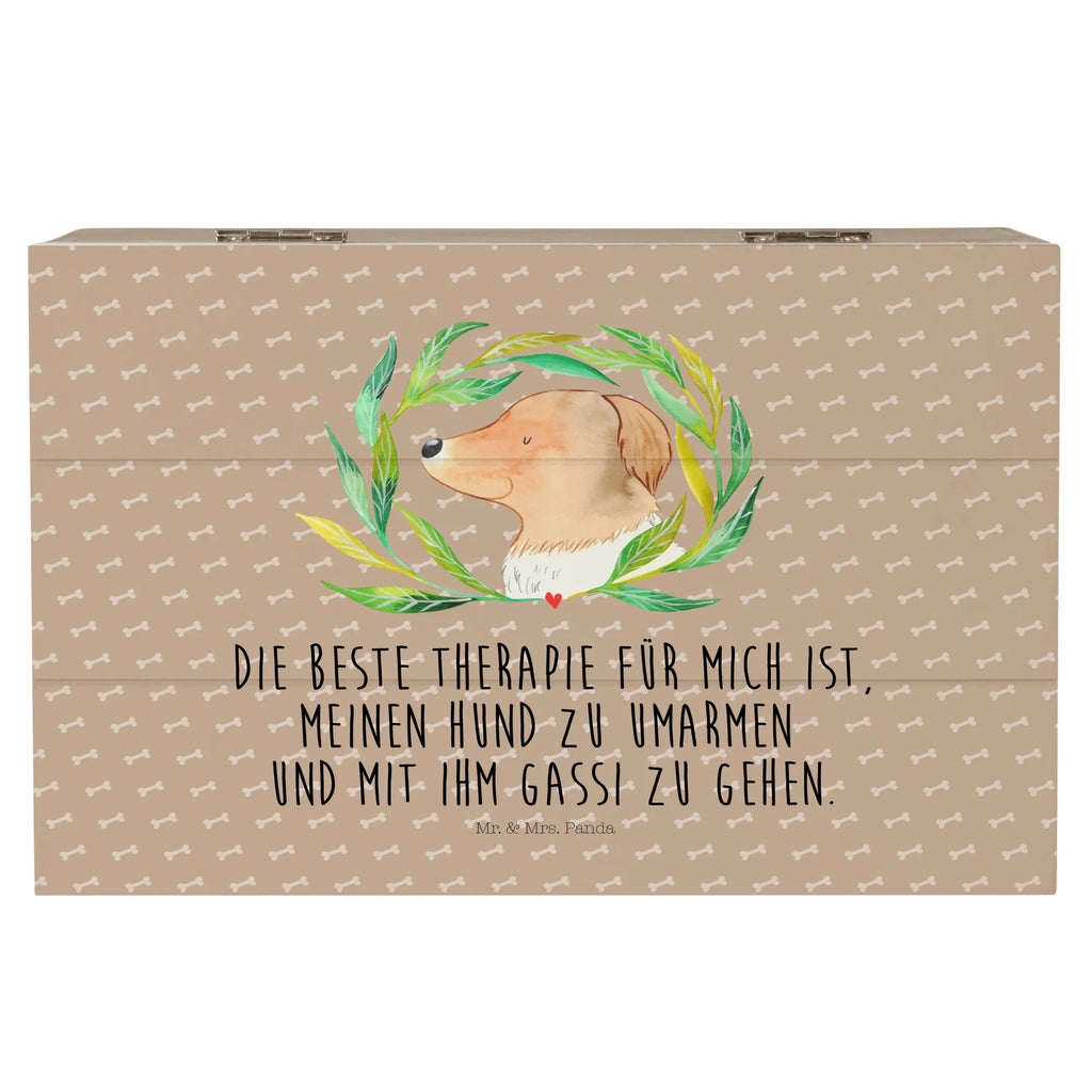 Holzkiste Hund Blumen Holzkiste, Kiste, Schatzkiste, Truhe, Schatulle, XXL, Erinnerungsbox, Erinnerungskiste, Dekokiste, Aufbewahrungsbox, Geschenkbox, Geschenkdose, Hund, Hundemotiv, Haustier, Hunderasse, Tierliebhaber, Hundebesitzer, Sprüche, Ranke, Therapie, Selbsttherapie, Hundeliebe, Hundeglück, Hunde