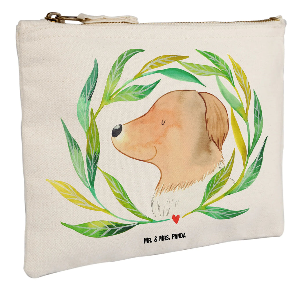 Schminktasche Hund Blumen Schminktasche, Kosmetiktasche, Kosmetikbeutel, Stiftemäppchen, Etui, Federmappe, Makeup, XXL, Schminketui, Kosmetiketui, Schlamperetui, Hund, Hundemotiv, Haustier, Hunderasse, Tierliebhaber, Hundebesitzer, Sprüche, Ranke, Therapie, Selbsttherapie, Hundeliebe, Hundeglück, Hunde