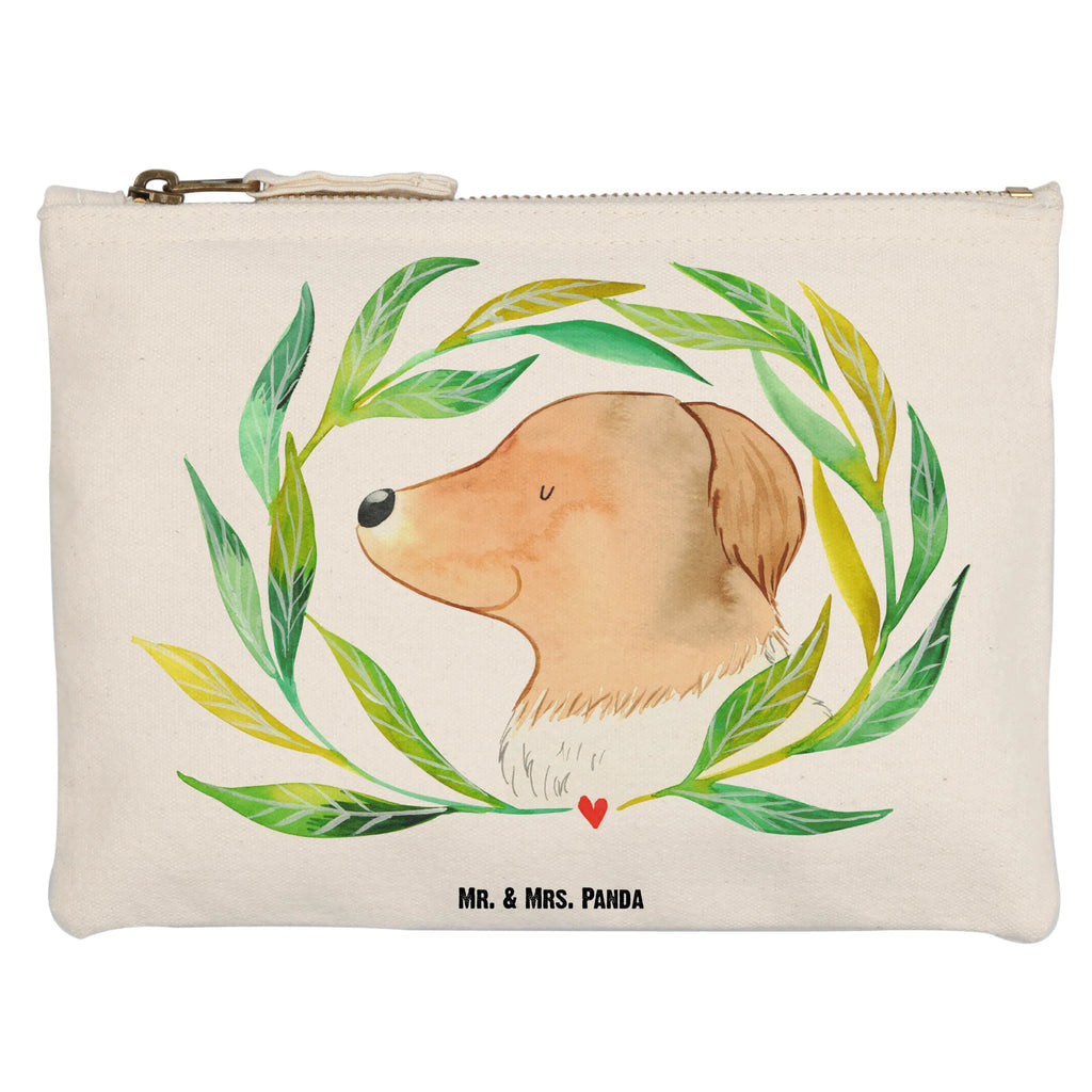 Schminktasche Hund Blumen Schminktasche, Kosmetiktasche, Kosmetikbeutel, Stiftemäppchen, Etui, Federmappe, Makeup, XXL, Schminketui, Kosmetiketui, Schlamperetui, Hund, Hundemotiv, Haustier, Hunderasse, Tierliebhaber, Hundebesitzer, Sprüche, Ranke, Therapie, Selbsttherapie, Hundeliebe, Hundeglück, Hunde