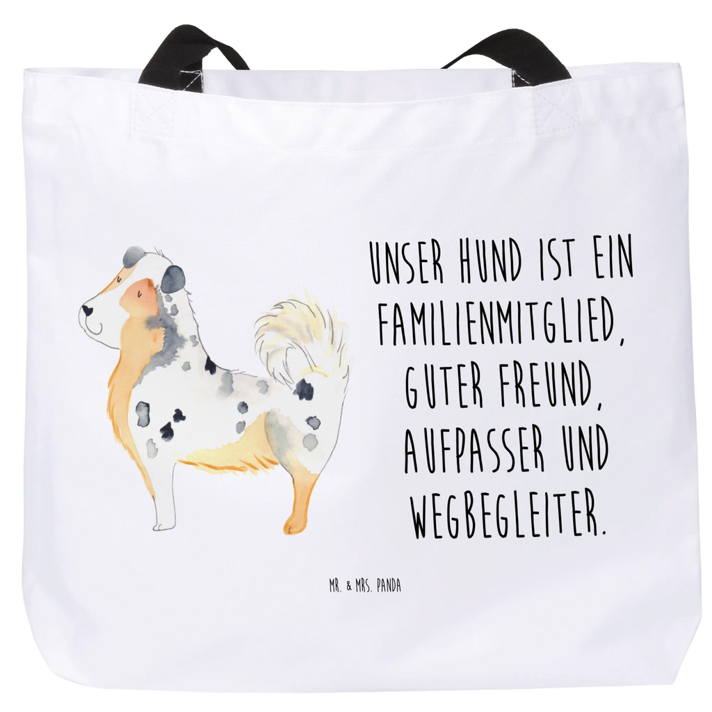 Shopper Hund Australien Shepherd Beutel, Einkaufstasche, Tasche, Strandtasche, Einkaufsbeutel, Shopper, Schultasche, Freizeittasche, Tragebeutel, Schulbeutel, Alltagstasche, Hund, Hundemotiv, Haustier, Hunderasse, Tierliebhaber, Hundebesitzer, Sprüche, Australien Shepherd, Shepherd, Hundeliebe, Familienhund, Spruch