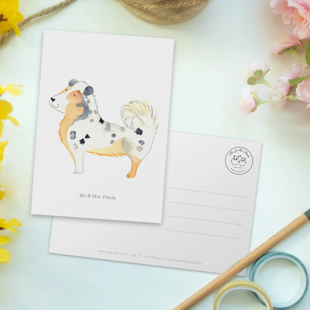 Postkarte Hund Australien Shepherd Postkarte, Karte, Geschenkkarte, Grußkarte, Einladung, Ansichtskarte, Geburtstagskarte, Einladungskarte, Dankeskarte, Ansichtskarten, Einladung Geburtstag, Einladungskarten Geburtstag, Hund, Hundemotiv, Haustier, Hunderasse, Tierliebhaber, Hundebesitzer, Sprüche, Australien Shepherd, Shepherd, Hundeliebe, Familienhund, Spruch