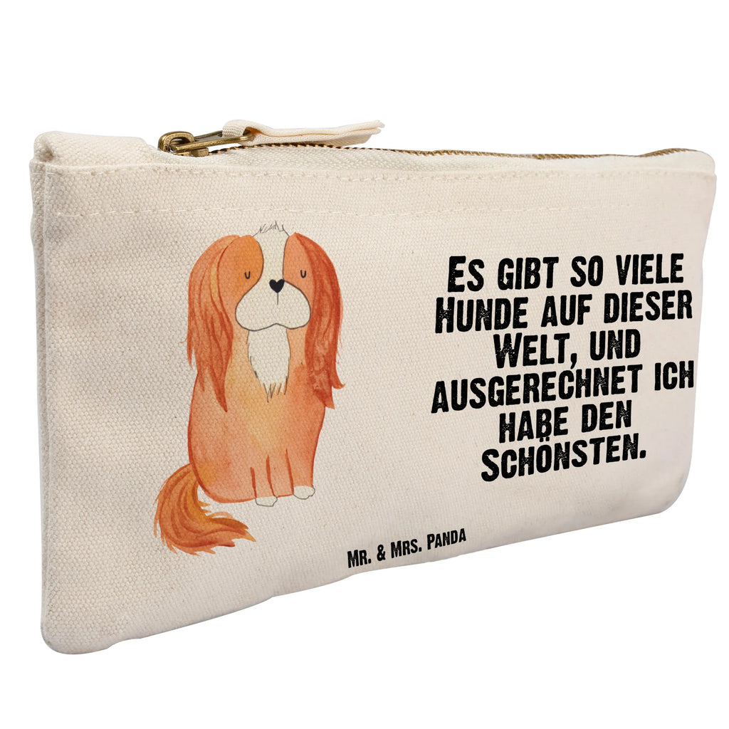 Schminktasche Hund Cavalier King Charles Spaniel Schminktasche, Kosmetiktasche, Kosmetikbeutel, Stiftemäppchen, Etui, Federmappe, Makeup, XXL, Schminketui, Kosmetiketui, Schlamperetui, Hund, Hundemotiv, Haustier, Hunderasse, Tierliebhaber, Hundebesitzer, Sprüche, Cavalier King Charles Spaniel, Cockerspaniel, Spaniel, Spruch, schönster Hund