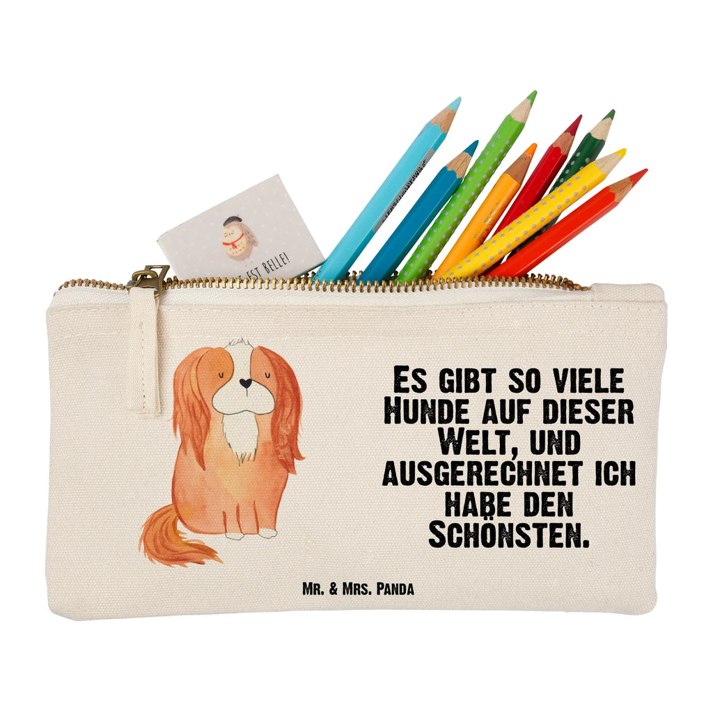 Schminktasche Hund Cavalier King Charles Spaniel Schminktasche, Kosmetiktasche, Kosmetikbeutel, Stiftemäppchen, Etui, Federmappe, Makeup, XXL, Schminketui, Kosmetiketui, Schlamperetui, Hund, Hundemotiv, Haustier, Hunderasse, Tierliebhaber, Hundebesitzer, Sprüche, Cavalier King Charles Spaniel, Cockerspaniel, Spaniel, Spruch, schönster Hund